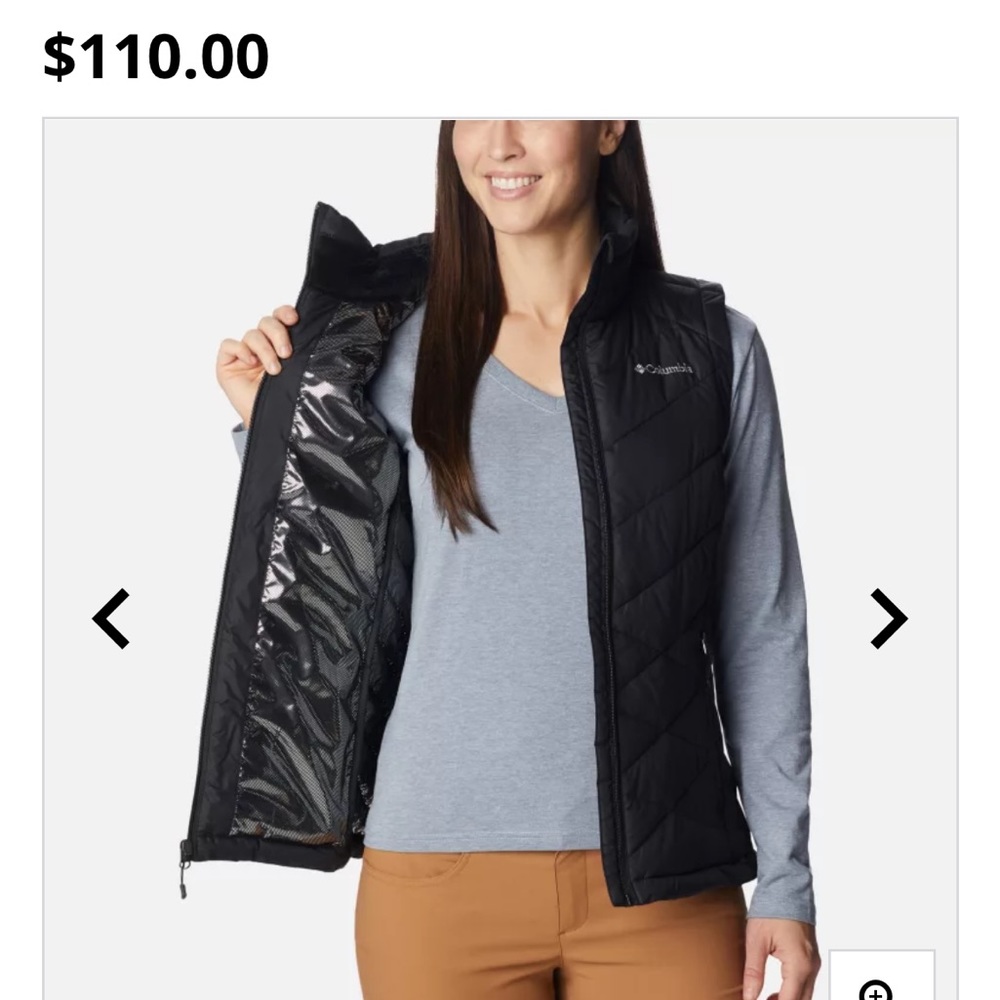 Women’s Columbia Thermal Puffer Vest Size M